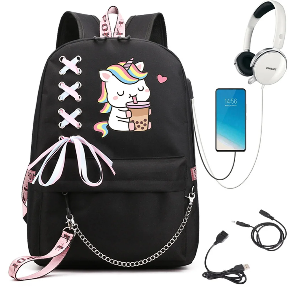 Kawaii Mochila Забавный просто девушка которая любит аниме и музыкальный дизайн