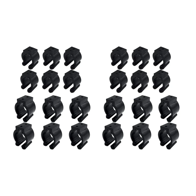 24 Pieces Regular Fishing Pole Rod Holder Storage Clips Rack 2 Style & 12 Pcs Each Style- Big For Hold Handle
24 Pieces Regular Fishing Pole Rod Holder Storage Clips Rack 2 Style & 12 Pcs Each Style- Big For Hold Handle