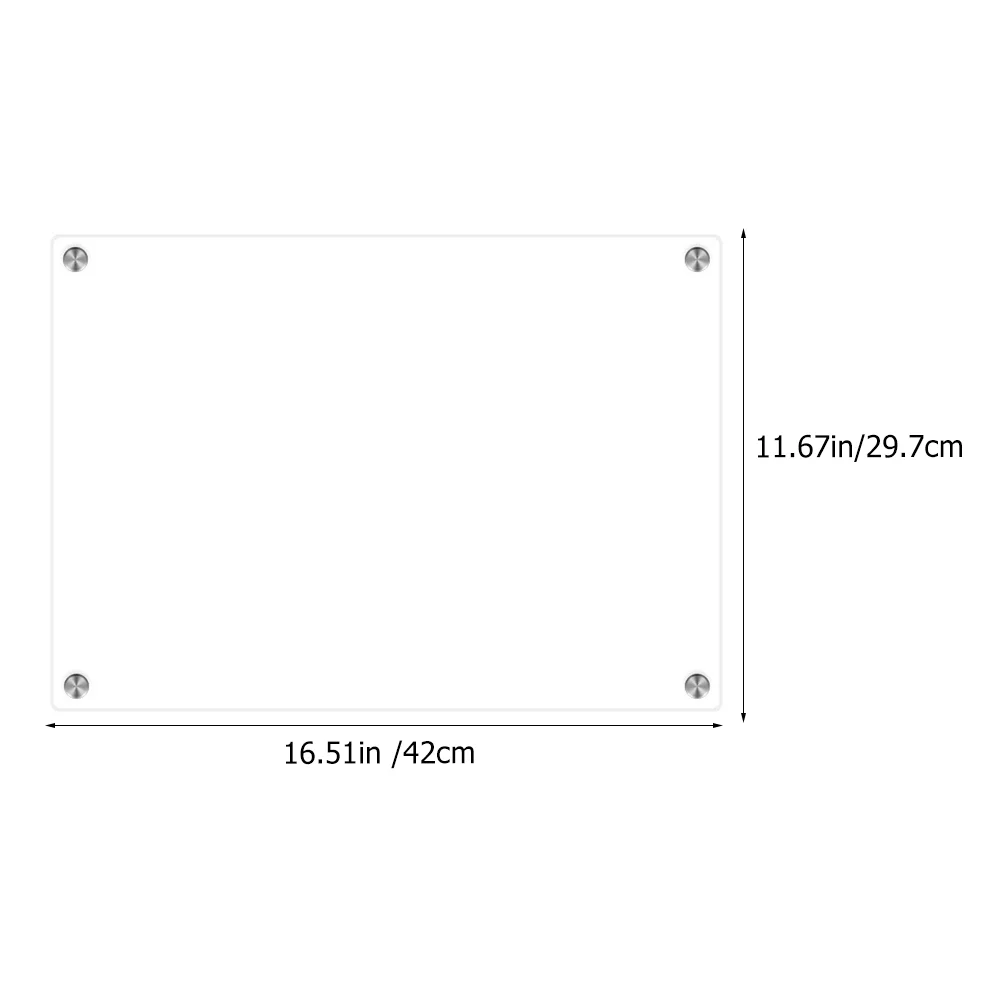 1 Set of Acrylic Dry Erase Board Blank Dry Erase Board Magnetic Refrigerator Whiteboard Fridge Board
1 Set of Acrylic Dry Erase Board Blank Dry Erase Board Magnetic Refrigerator Whiteboard Fridge Board