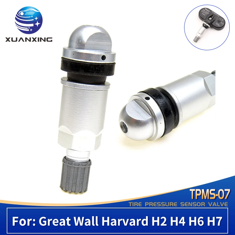TPMS-07 TPMS Valves Tire Pressure Monitoring Sensor Valve Stem Caps Aluminum Alloy for Great Wall Harvard H2 H4 H6 H7
TPMS-07 TPMS Valves Tire Pressure Monitoring Sensor Valve Stem Caps Aluminum Alloy for Great Wall Harvard H2 H4 H6 H7