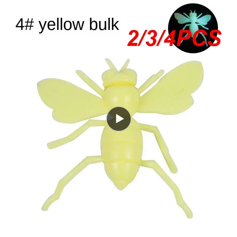 2/3/4PCS Bee Special Fake Bait Bright Colors Fishing Lures Attract Fish Soft Bait Luya Bionic Bait Outdoor Fishing 1.6g
2/3/4PCS Bee Special Fake Bait Bright Colors Fishing Lures Attract Fish Soft Bait Luya Bionic Bait Outdoor Fishing 1.6g