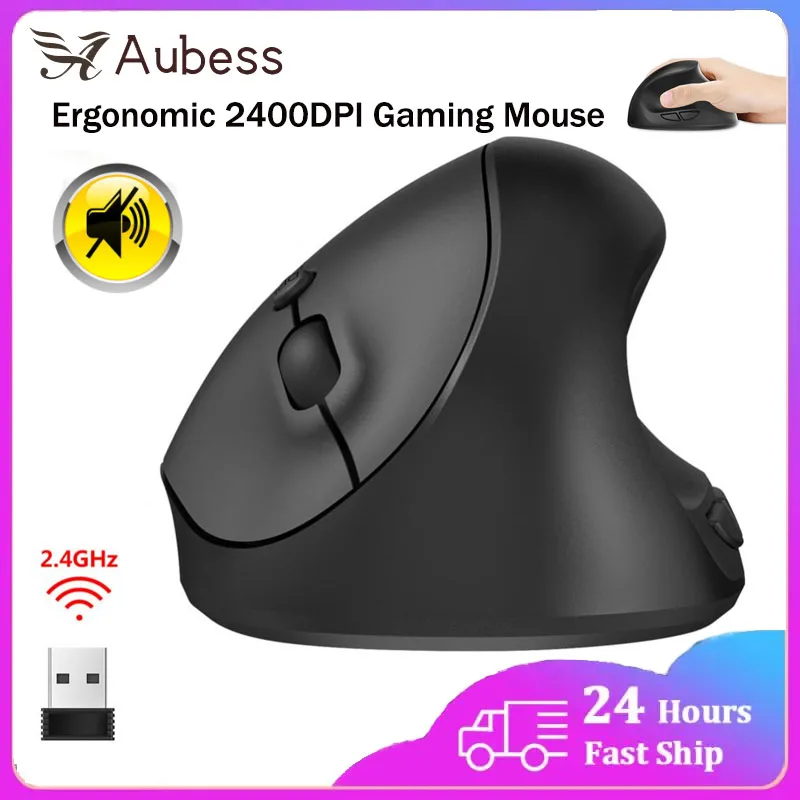 Ergonomic Desktop Upright Mouse Portable Ergonomic Wireless Vertical Mouse Usb Receiver Optical Mice For Pc Laptop Office Home
Ergonomic Desktop Upright Mouse Portable Ergonomic Wireless Vertical Mouse Usb Receiver Optical Mice For Pc Laptop Office Home