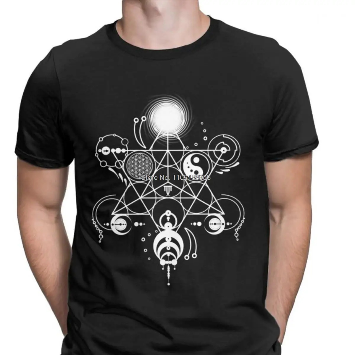 Funny Sacred Crops Tshirts Men O Neck Cotton T Shirts Geometry Magic Mandala Fitness Tee Shirt Harajuku
Funny Sacred Crops Tshirts Men O Neck Cotton T Shirts Geometry Magic Mandala Fitness Tee Shirt Harajuku