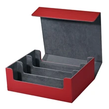 Card Storage Box For Trading Cards, Card Deck Case Holds 1800  Single Sleeved Cards Storage Box Durable Easy To Use