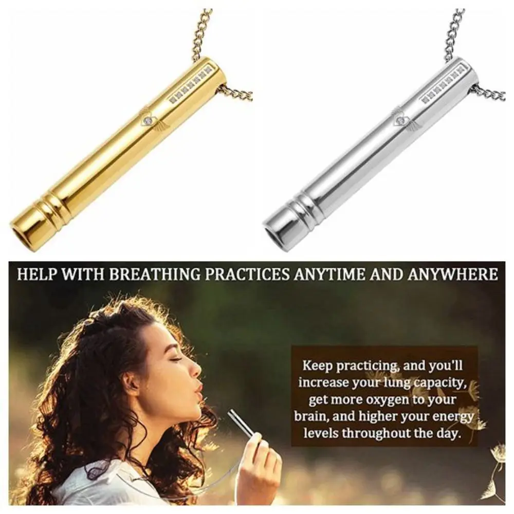 Stainless Steel Mindful Breathing Necklace for Anxiety Relief Stress Relief Anxiety Relief Necklace Relaxation Meditation
Stainless Steel Mindful Breathing Necklace for Anxiety Relief Stress Relief Anxiety Relief Necklace Relaxation Meditation