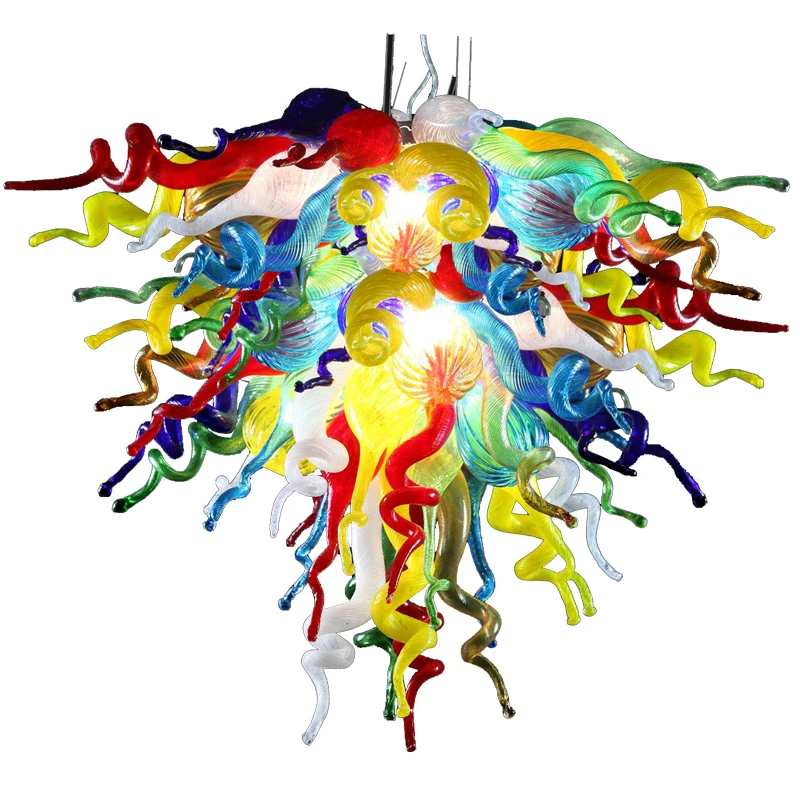 Home Decoration Small Round Mouth Blown Glass Pendant Lamp Multicolor Murano Glass Chandeliers
Home Decoration Small Round Mouth Blown Glass Pendant Lamp Multicolor Murano Glass Chandeliers