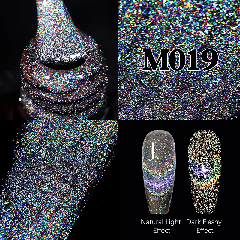 UR SUGAR Reflective Glitter Nail Gel Polish Sparkling Laser Magnetic Semi Permanent UV Gel For Nail Art Salon Color Nail Polish
UR SUGAR Reflective Glitter Nail Gel Polish Sparkling Laser Magnetic Semi Permanent UV Gel For Nail Art Salon Color Nail Polish