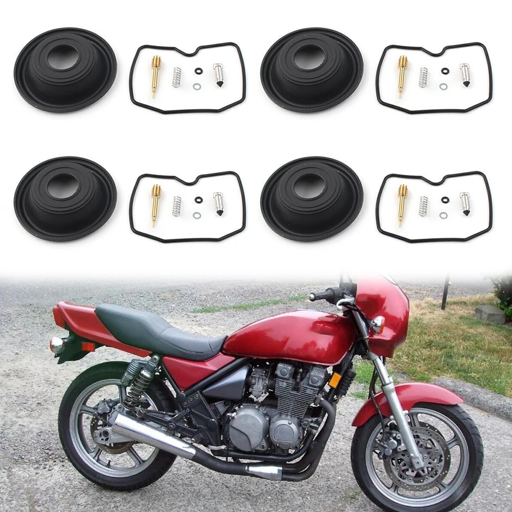 4Pcs Carburetor Rebuild Kit Vacuum Diaphragm For Kawasaki ZR550B Zephyr ZL600A ZL900A1 ZL1000A1 Eliminator
4Pcs Carburetor Rebuild Kit Vacuum Diaphragm For Kawasaki ZR550B Zephyr ZL600A ZL900A1 ZL1000A1 Eliminator