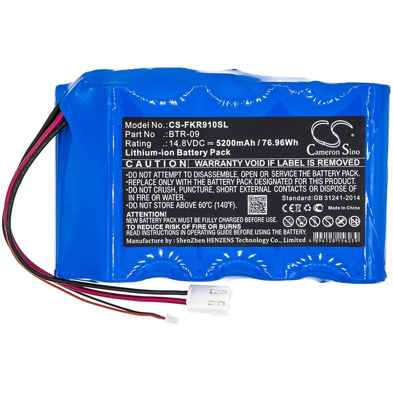 CS 5200mAh Battery For Fujikura BTR-09 FSM-80C FSM-61S FSM-62S FSM-80S FSM-70R FSM-601S FSM-602S FSM-70S FSM-702R FSM-80C+
CS 5200mAh Battery For Fujikura BTR-09 FSM-80C FSM-61S FSM-62S FSM-80S FSM-70R FSM-601S FSM-602S FSM-70S FSM-702R FSM-80C+