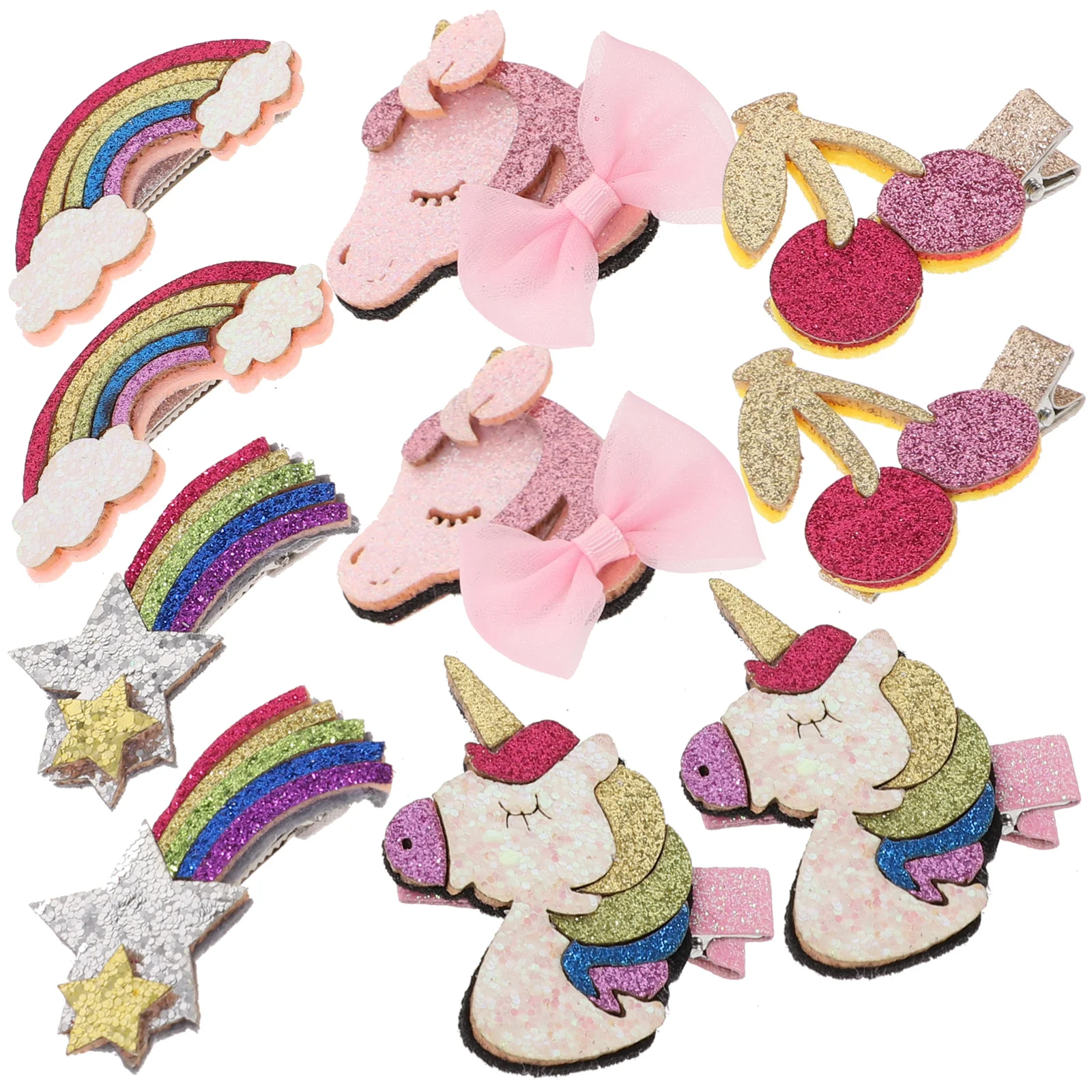 10pcs Hair Baby Hair Decorations Lovely Rainbow Meteor Bowknot Barrettes Headdress Hair Accessories for Toddlers Kids
10pcs Hair Baby Hair Decorations Lovely Rainbow Meteor Bowknot Barrettes Headdress Hair Accessories for Toddlers Kids