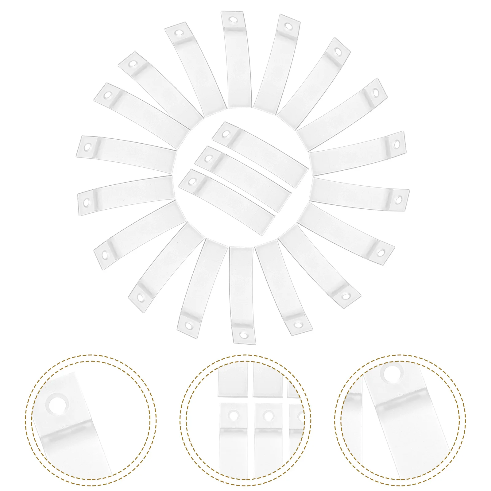 100pcs Drawer Guides Plastic Non- Drawer Stops Drawer Stoppers for Dresser
100pcs Drawer Guides Plastic Non- Drawer Stops Drawer Stoppers for Dresser