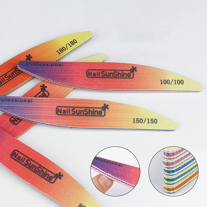 2Pcs Rainbow Colorful Sanding Nail Files 80/100/150/180/240 Grit Buffing Block Acrylic Nail Accessories Salon Tool Kit 
2Pcs Rainbow Colorful Sanding Nail Files 80/100/150/180/240 Grit Buffing Block Acrylic Nail Accessories Salon Tool Kit