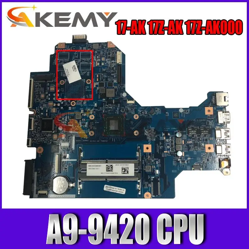 Материнская плата для ноутбука HP 17-AK A9-9420, встроенная графическая карта ЦП 16892-1, Полное полное тестирование, бесплатная доставка
Материнская плата для ноутбука HP 17-AK A9-9420, встроенная графическая карта ЦП 16892-1, Полное полное тестирование, бесплатная доставка