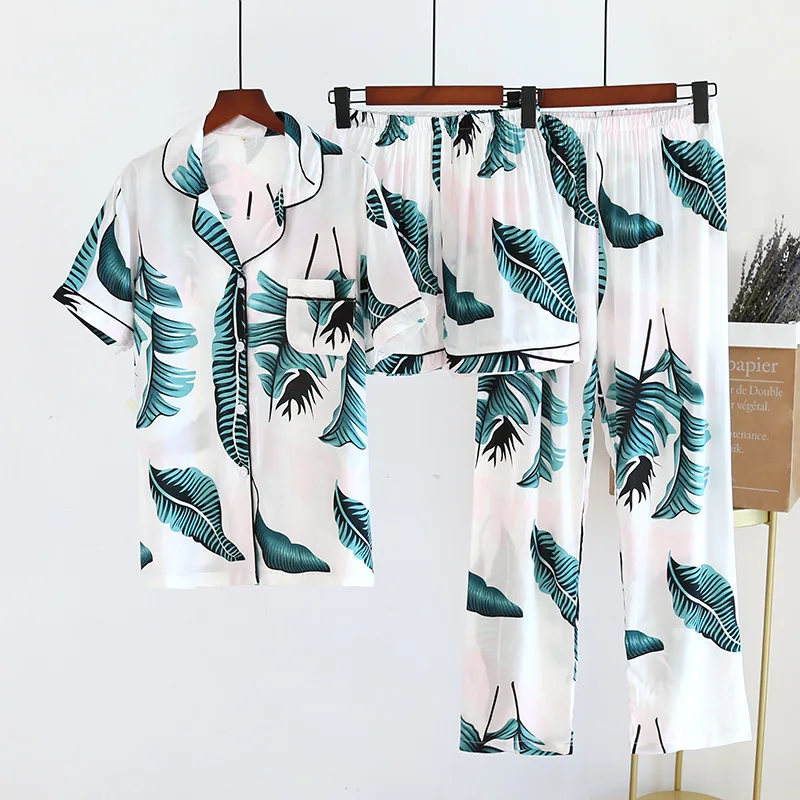 2022 New Pyjamas For Women's Spring And Summer 100%Viscose Home Clothes Pajama shorts women Nightwear Female Set Woman 2 Pieces
2022 New Pyjamas For Women's Spring And Summer 100%Viscose Home Clothes Pajama shorts women Nightwear Female Set Woman 2 Pieces