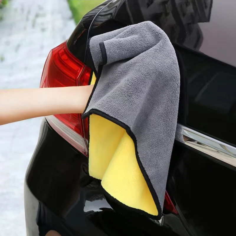 Microfiber Towel Drying Cloth Car Body Washing Towels Double Layer Cleaning Thicken Soft Rags 30/40/60cm Car Detailing Tools
Microfiber Towel Drying Cloth Car Body Washing Towels Double Layer Cleaning Thicken Soft Rags 30/40/60cm Car Detailing Tools
