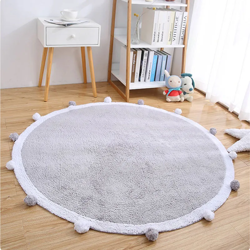 Children Carpet Round Cartoon Cute Thread Ball Bedroom Room Bed Home fluffy Floor Mat Aisle Decor Rugs Living Room Tapis Salon
Children Carpet Round Cartoon Cute Thread Ball Bedroom Room Bed Home fluffy Floor Mat Aisle Decor Rugs Living Room Tapis Salon