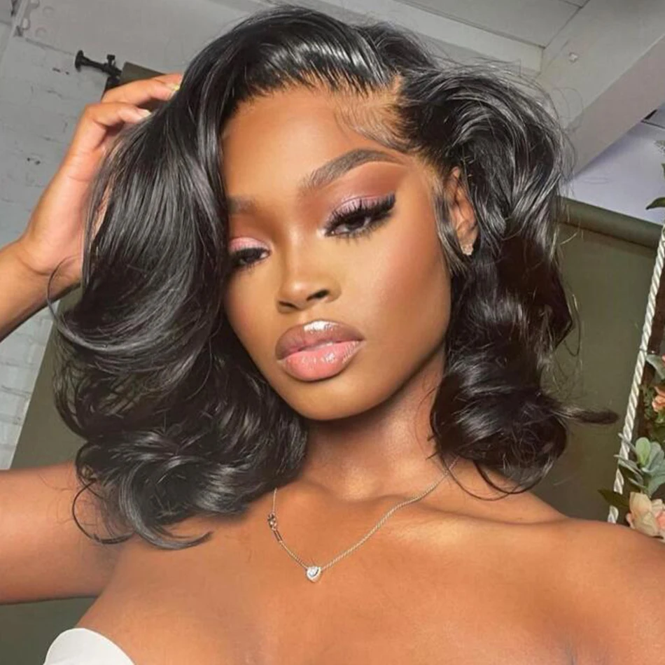 Cheap Short Body Wave Wig Peruvian Human Hair 13x4 Lace Frontal Wig Pre-Plucked Hairline Wigs With Baby Hair Human Hair Wigs
Cheap Short Body Wave Wig Peruvian Human Hair 13x4 Lace Frontal Wig Pre-Plucked Hairline Wigs With Baby Hair Human Hair Wigs