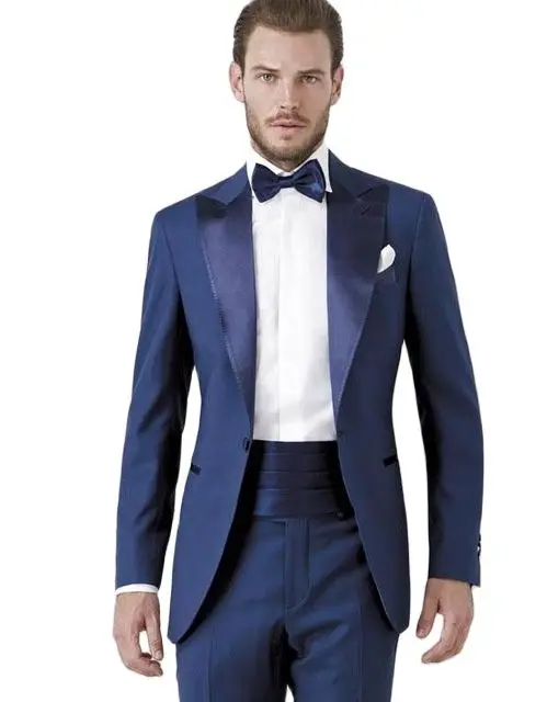 New Classic Design Men's Dinner Party Prom Suits Groom Tuxedos Groomsmen Wedding Blazer Suits (Jacket+Pants+Bow Tie)
New Classic Design Men's Dinner Party Prom Suits Groom Tuxedos Groomsmen Wedding Blazer Suits (Jacket+Pants+Bow Tie)