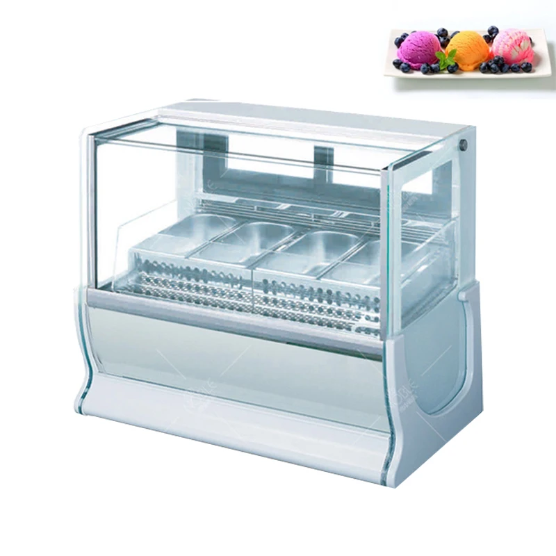 850W Ice Cream Display Cabinet Machine Commercial Ice Porridge Freezer 6 Round Barrels
850W Ice Cream Display Cabinet Machine Commercial Ice Porridge Freezer 6 Round Barrels