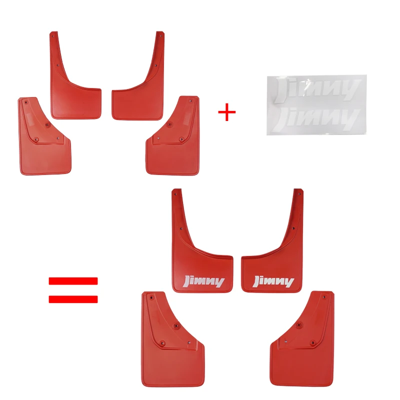 4 шт., брызговики для Suzuki Jimny JB64 JB74 2019 +
4 шт., брызговики для Suzuki Jimny JB64 JB74 2019 +