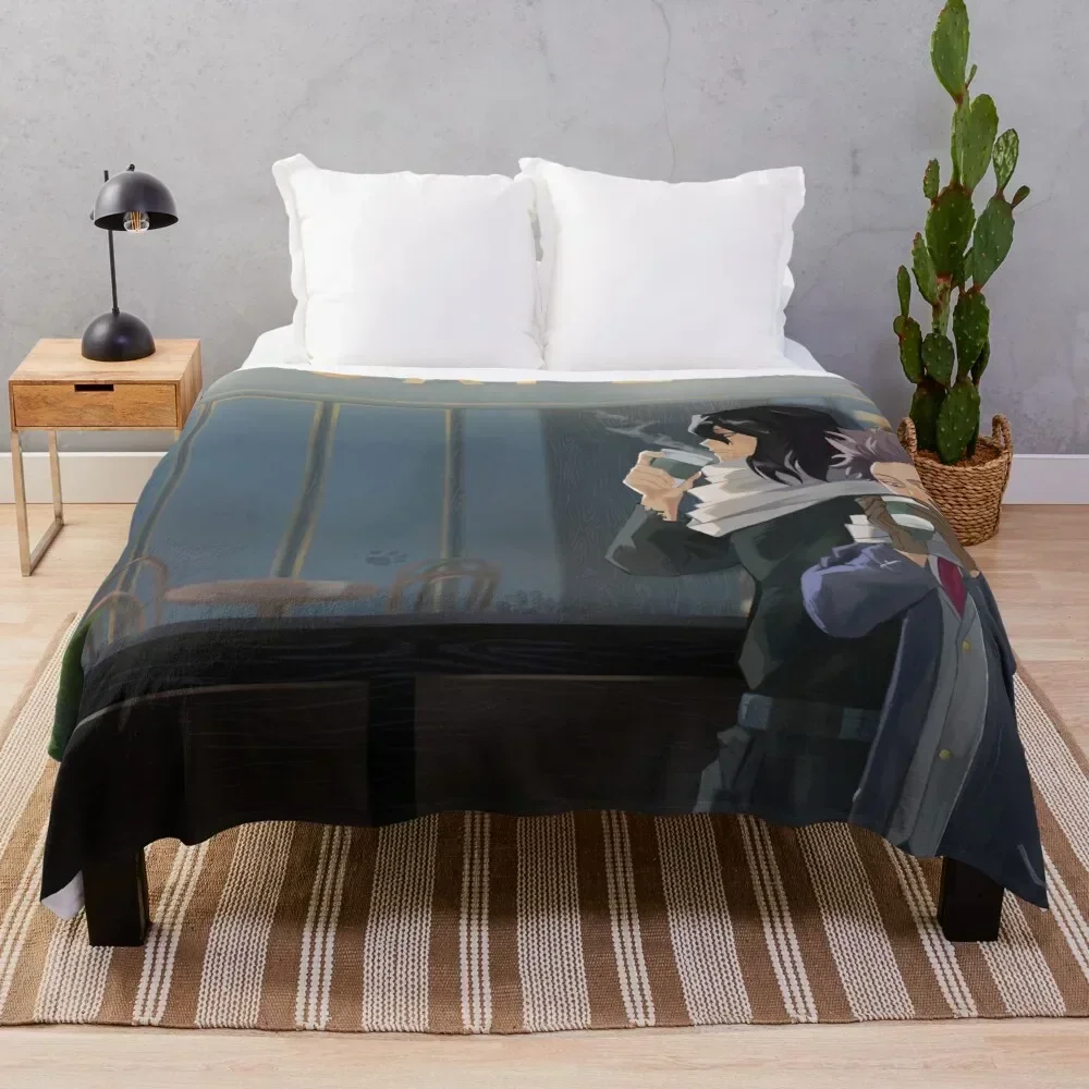 Одеяло для кафе Aizawa and Shinsou Cat винтажное одеяло дивана милые мягкие плюшевые