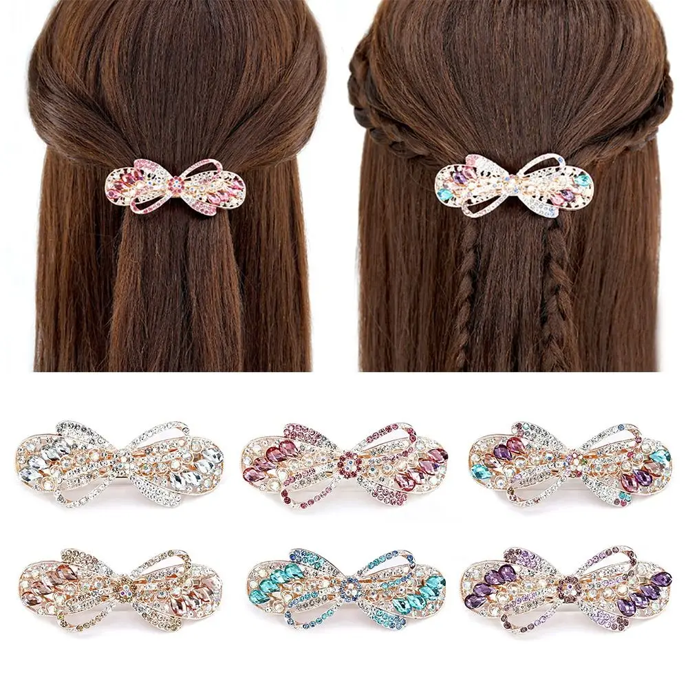 Charm Headwear Rhinestone Women Girl Crystal Bowknot Hair Clips Hair Pins Hair Barrettes Hair Accessories
Charm Headwear Rhinestone Women Girl Crystal Bowknot Hair Clips Hair Pins Hair Barrettes Hair Accessories