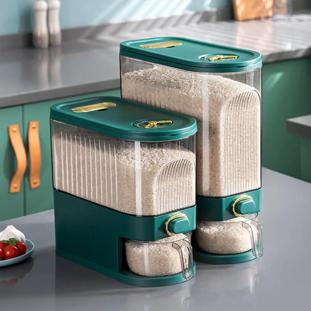 Convenient Rice Container Dust-proof Rice Storage Tank High Capacity Rice Cylinder Food Storage Household Box Storage
Convenient Rice Container Dust-proof Rice Storage Tank High Capacity Rice Cylinder Food Storage Household Box Storage