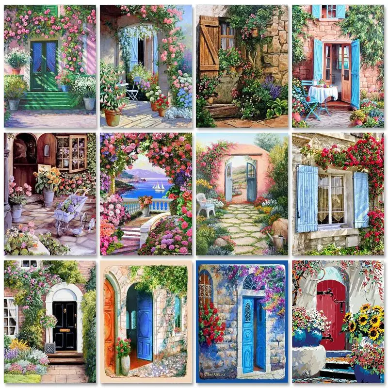RUOPOTY Acrylic Paint Frame Painting By Numbers Garden Landscape Modern Canvas By Numbers Handpainted On Canvas For Diy Gift
RUOPOTY Acrylic Paint Frame Painting By Numbers Garden Landscape Modern Canvas By Numbers Handpainted On Canvas For Diy Gift