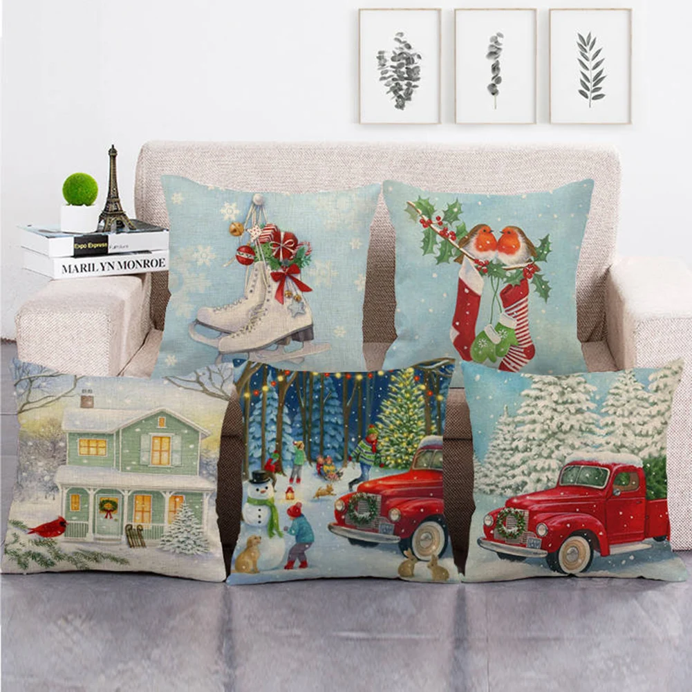 Christmas Cushion Cover Pillow Case Christmas Decorations Christmas Ornament Pillowcase Navidad Noel Xmas New Year 2023
Christmas Cushion Cover Pillow Case Christmas Decorations Christmas Ornament Pillowcase Navidad Noel Xmas New Year 2023