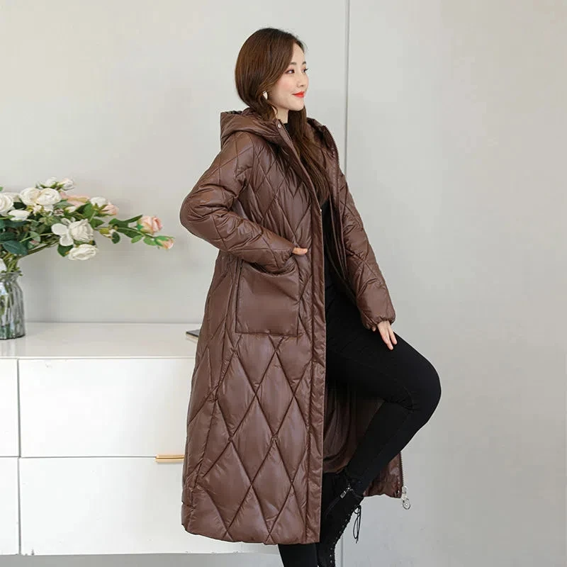 8XL Winter Coats Long Women Cotton Padded Clothing Snow Wear 2022 New Slim Fashion Warm Parkas Solid Windproof Jackets Outwear
8XL Winter Coats Long Women Cotton Padded Clothing Snow Wear 2022 New Slim Fashion Warm Parkas Solid Windproof Jackets Outwear