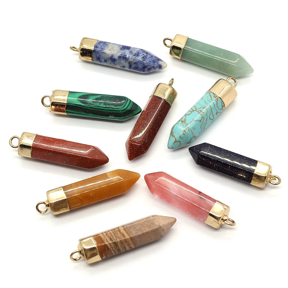 Malachite Crystal Pillar Necklace Pendant Natural Stone Sodalite Hexagon Pendant for Jewelry DIY Earring Accessories
Malachite Crystal Pillar Necklace Pendant Natural Stone Sodalite Hexagon Pendant for Jewelry DIY Earring Accessories