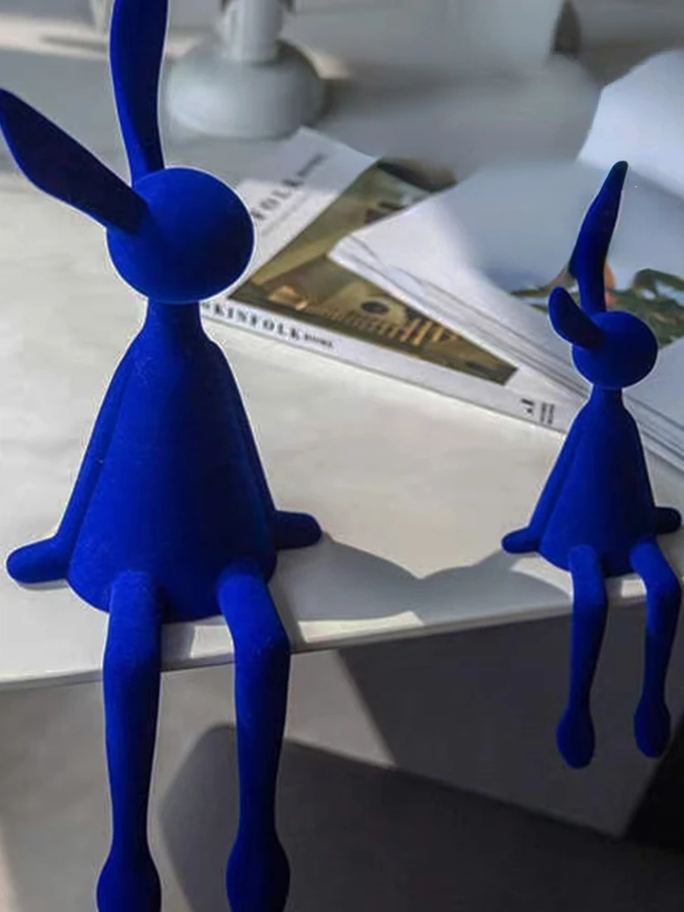 Nordic Abstract Rabbit Figurines Flocking Bunny Resin Statue Modern Art Decor Desktop Sculpture Crafts Home Decoration Ornament
Nordic Abstract Rabbit Figurines Flocking Bunny Resin Statue Modern Art Decor Desktop Sculpture Crafts Home Decoration Ornament