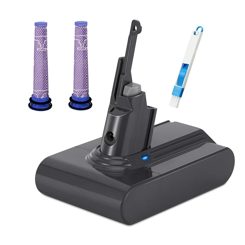Replace V7 Battery Adapter+2Xpre-Filter+Brush 21.6V Dark Gray Plastic For Dyson V7 Animal/Extra/Absolute/Trigger Vacuum Cleaners
Replace V7 Battery Adapter+2Xpre-Filter+Brush 21.6V Dark Gray Plastic For Dyson V7 Animal/Extra/Absolute/Trigger Vacuum Cleaners