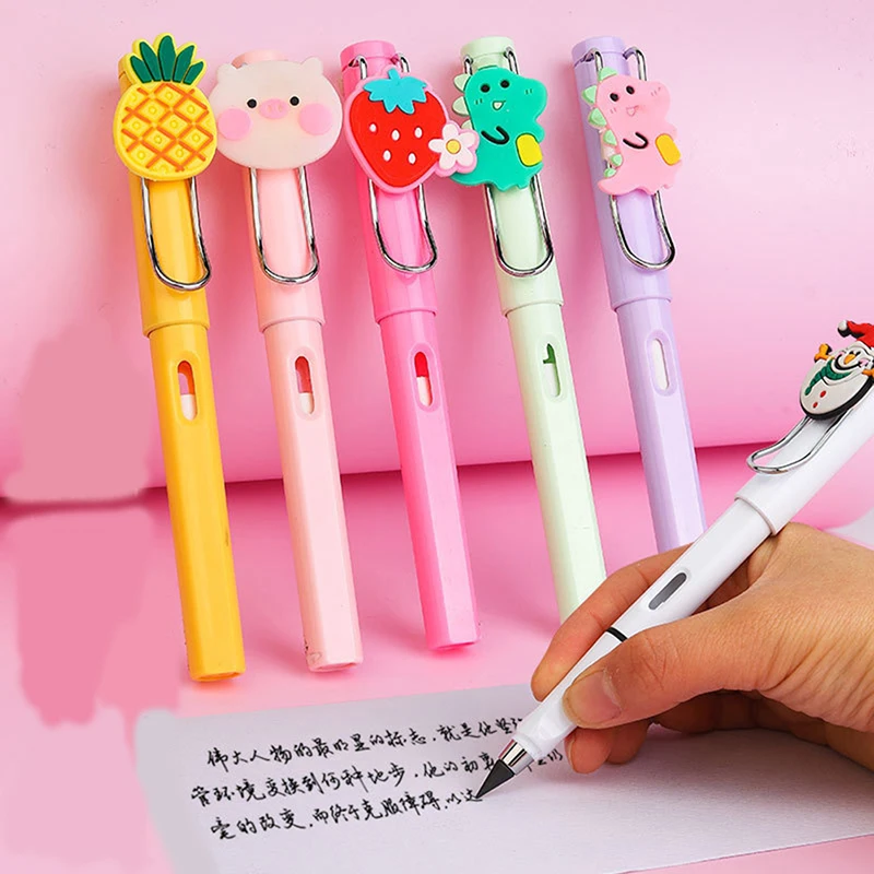 Creative Animal Fruit Keep Writing Clip Pencil With Eraser Cute Drawing Painting Pens School Office Supplies
Creative Animal Fruit Keep Writing Clip Pencil With Eraser Cute Drawing Painting Pens School Office Supplies