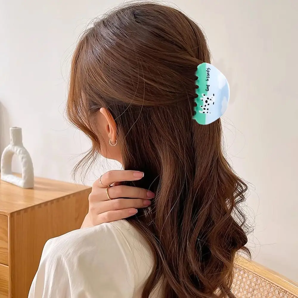 Korean Style Butterfly Acrylic Dog Hair Claw Personality Grid Paw Half-round Animal Hair Claw 
Korean Style Butterfly Acrylic Dog Hair Claw Personality Grid Paw Half-round Animal Hair Claw