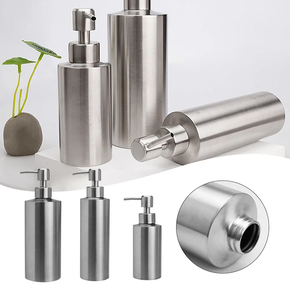 1pc 304 Stainless Steel Soap Dispenser Bathroom Sink Hand Pump Washing Up Liquid Soap Dispenser 250/350/550ml
1pc 304 Stainless Steel Soap Dispenser Bathroom Sink Hand Pump Washing Up Liquid Soap Dispenser 250/350/550ml