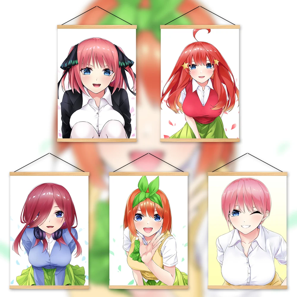 Home Decor Manga Canvas Wooden The Quintessential Quintuplets Hanging Painting Wall Art Poster Anime Modular Picture Living Room
Home Decor Manga Canvas Wooden The Quintessential Quintuplets Hanging Painting Wall Art Poster Anime Modular Picture Living Room