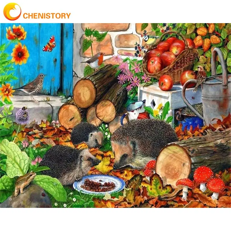 CHENISTORY 5d Diy Diamond Painting Landscape Full Square Diamond Embroidery Mosaic Hedgehog Animal Handiwork Gift Home Decorati
CHENISTORY 5d Diy Diamond Painting Landscape Full Square Diamond Embroidery Mosaic Hedgehog Animal Handiwork Gift Home Decorati