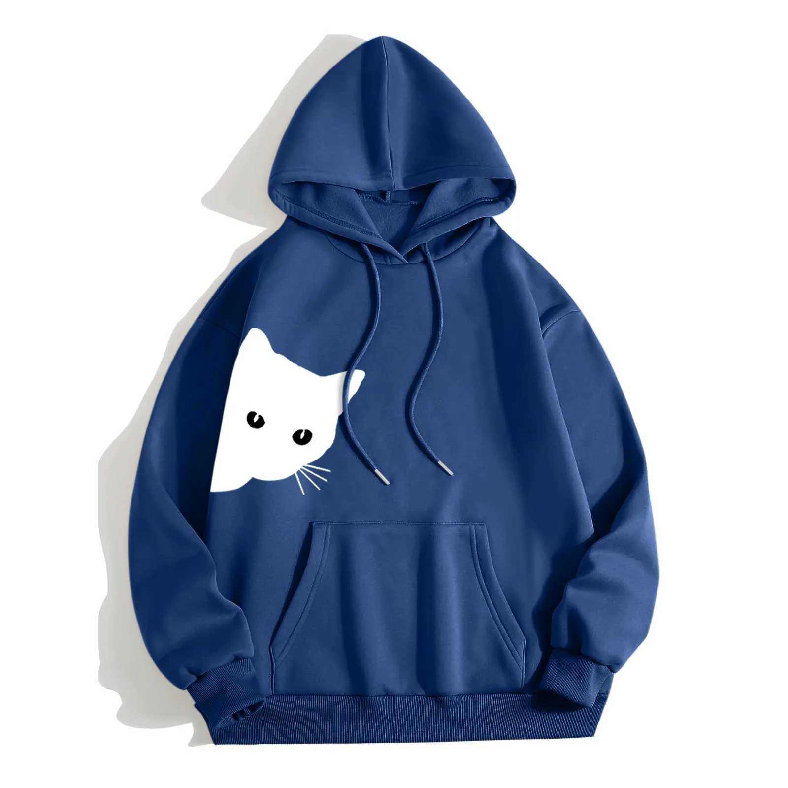 Navy Crop Sweatshirt Ladies Women Hooded Print Round Neck Long Sleeve Sweatshirt Tops Casual Pullover
Navy Crop Sweatshirt Ladies Women Hooded Print Round Neck Long Sleeve Sweatshirt Tops Casual Pullover
