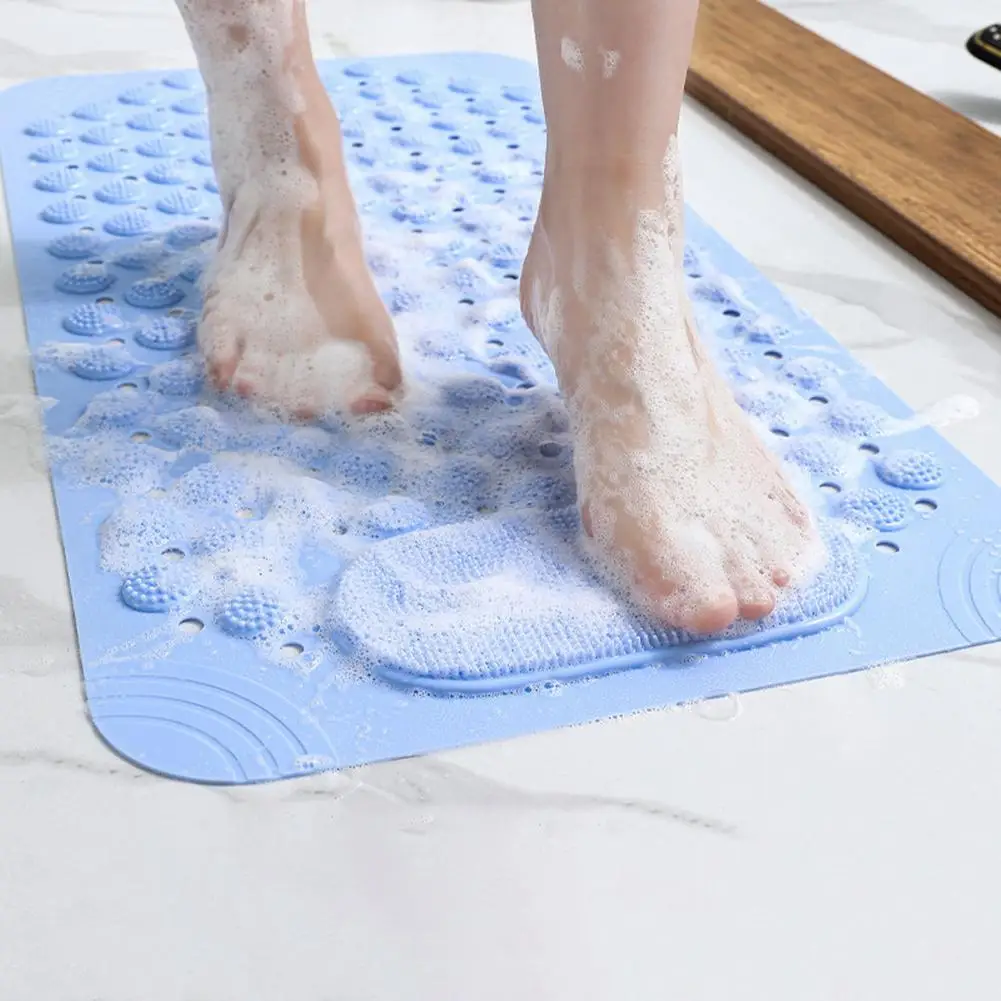 Нескользящий коврик, прочная присоска, отверстия для слива, плотная Массажная щетка, эластичная конструкция ударов, Коврик для ванны без перемещения, для ванной комнаты
Нескользящий коврик, прочная присоска, отверстия для слива, плотная Массажная щетка, эластичная конструкция ударов, Коврик для ванны без перемещения, для ванной комнаты