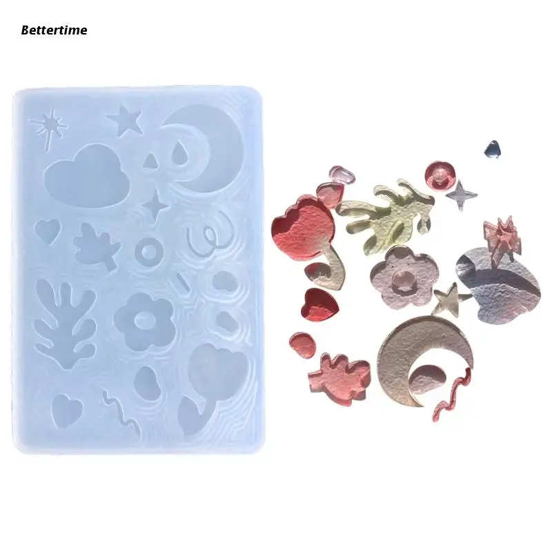 B36D Moon Star Mold Shaker Resin Mold Filler Silicone Quicksand Shaker Filling Mold
B36D Moon Star Mold Shaker Resin Mold Filler Silicone Quicksand Shaker Filling Mold