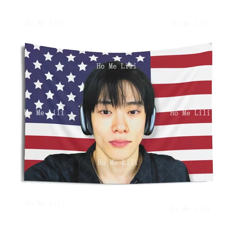 Jaehyun Mewing America флаг гобелен 100% полиэстер
Jaehyun Mewing America флаг гобелен 100% полиэстер