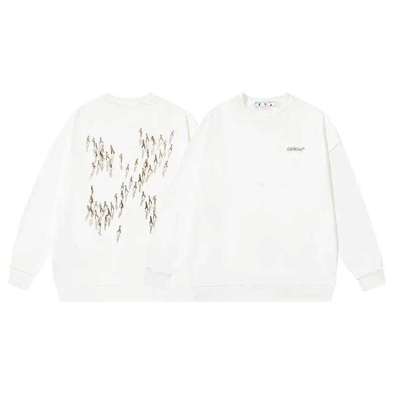2024 Hoodie 1:1 OFF WHITE fall and winter new OW pedestrian pattern printing round neck pullover sweater men and women
2024 Hoodie 1:1 OFF WHITE fall and winter new OW pedestrian pattern printing round neck pullover sweater men and women