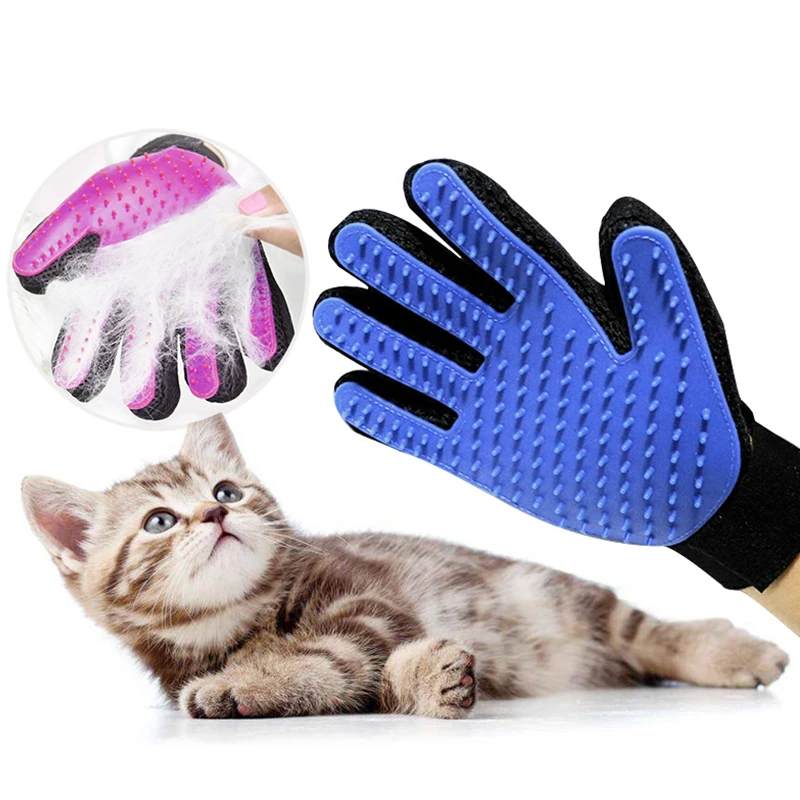 

Cleaning Glove Comb Glove Pet For Dog Grooming Animal Hair Brush Hair Deshedding Mitts Massage Cat Accessoies Removal Cat Glove