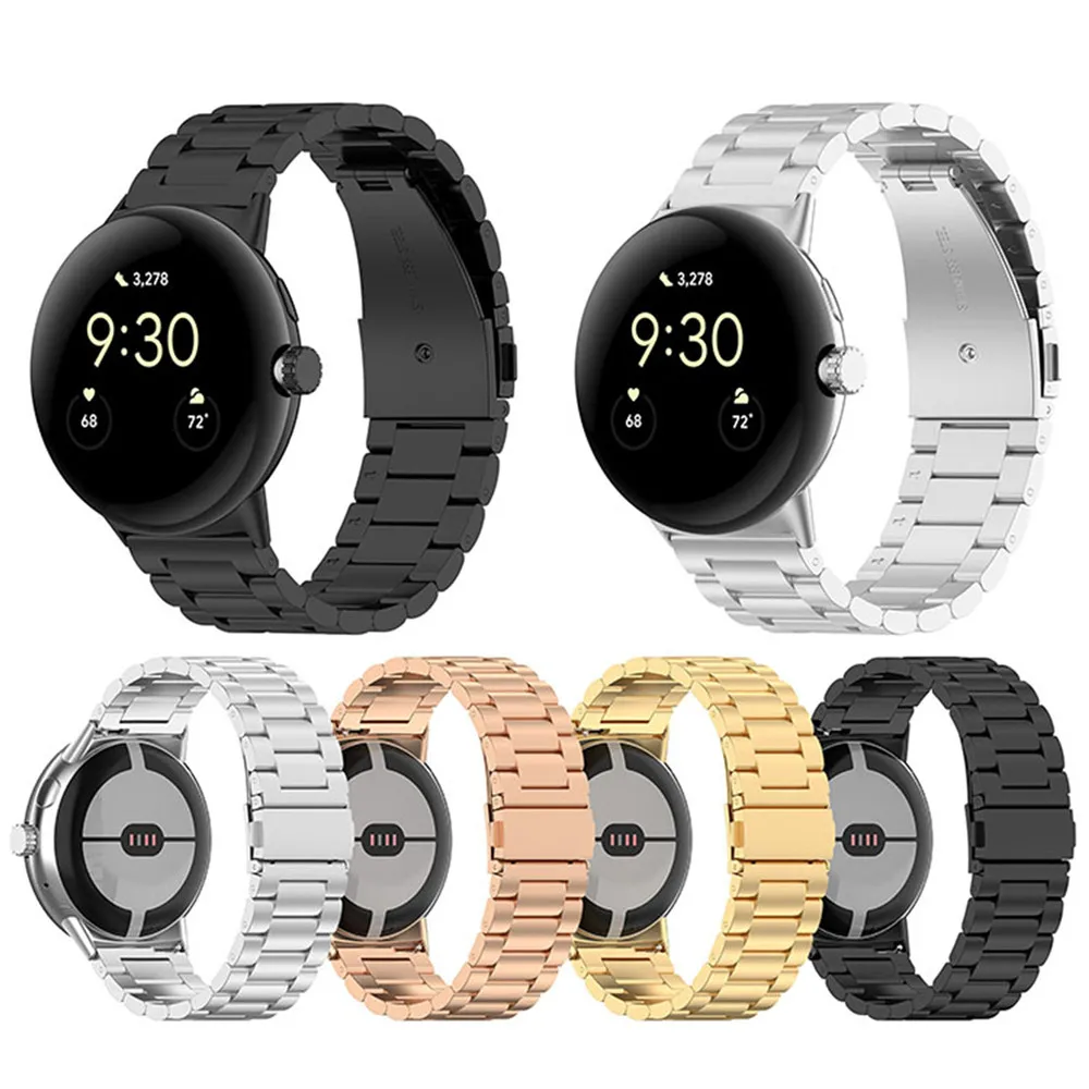 Ремешок из нержавеющей стали с тремя бусинами для Google Pixel Watch 1/2, сменный Браслет без зазора, аксессуары для часов, 1 шт.
Ремешок из нержавеющей стали с тремя бусинами для Google Pixel Watch 1/2, сменный Браслет без зазора, аксессуары для часов, 1 шт.