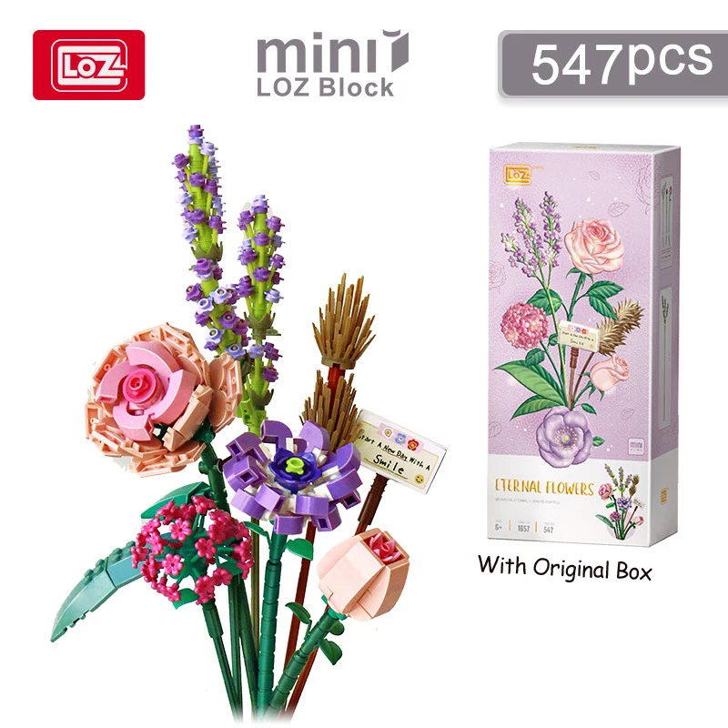 Creative LOZ MINI Eternal Flowers Rose Bouquet Model Diamond Building Blocks MOC Home Decoration Bricks Kids Children Toys Gifts
Creative LOZ MINI Eternal Flowers Rose Bouquet Model Diamond Building Blocks MOC Home Decoration Bricks Kids Children Toys Gifts