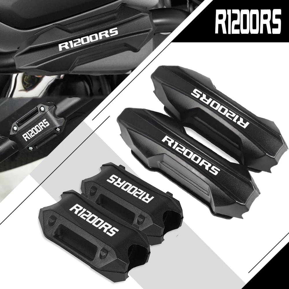 

25mm Motorcycle Engine Crash Bar Protection Bumper Decorative Guard Block For BMW R1200RS R1200 RS 2015-2018 2017 2016 R 1200RS