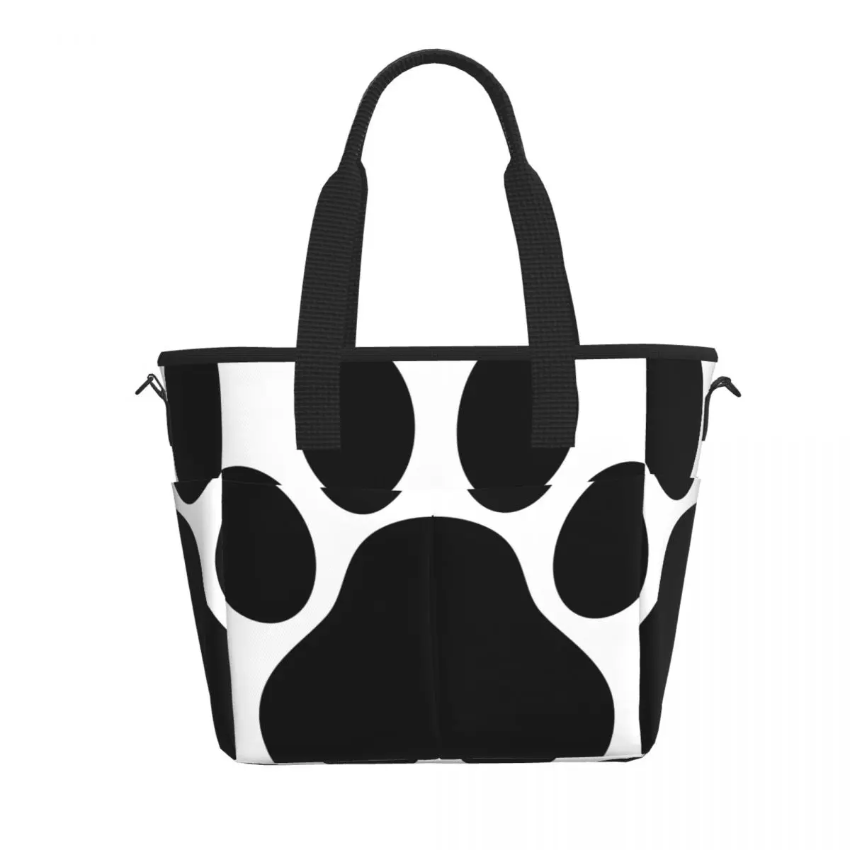 Large Capacity Lunch Bags Black Dog Paw Print Printing Food Case Portable Bento Fruits Fresh Storage
Large Capacity Lunch Bags Black Dog Paw Print Printing Food Case Portable Bento Fruits Fresh Storage