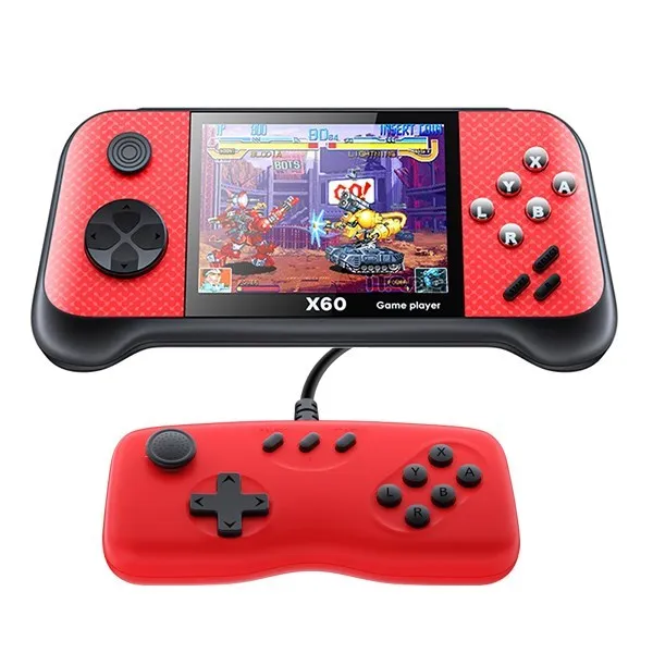 X60 Video Game Console Built-in 4849 Classical Games Retro Game Console 3.5 Inch LCD Screen Support TF Card Extension Recommend
X60 Video Game Console Built-in 4849 Classical Games Retro Game Console 3.5 Inch LCD Screen Support TF Card Extension Recommend