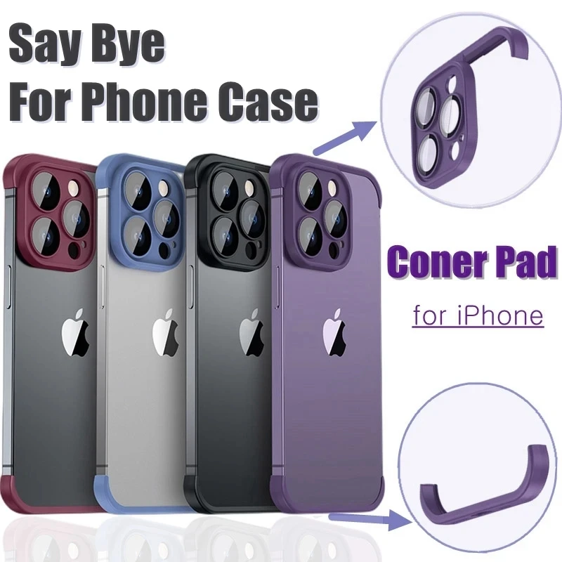 NEW Bare Machine Corner Cushion Silicone Phone Case For iPhone 14 Pro Max 11 13 PRO 12 Mini 14 Plus Lens Glass Protective Cover
NEW Bare Machine Corner Cushion Silicone Phone Case For iPhone 14 Pro Max 11 13 PRO 12 Mini 14 Plus Lens Glass Protective Cover